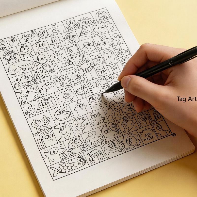 Anxious Relief Hand Picture Bo - Food And Snacks Coloring Book Bold And Easy recension och pris