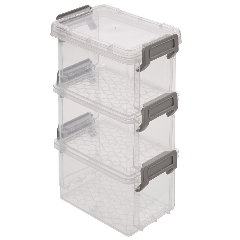 4-Pack 12oz Stackable Storage  - Food Snacks Label recension och pris