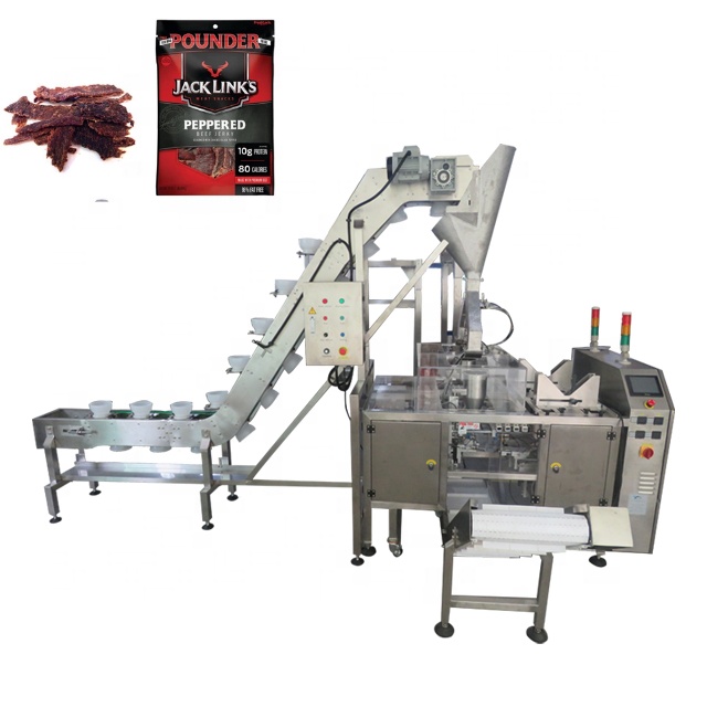 CE Approved Automatic Premade  - Jerky Beef Pack recension och pris