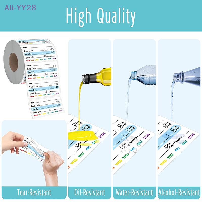 【YY28】300Pcs/Roll Kitchen Food - Food Snacks Label recension och pris