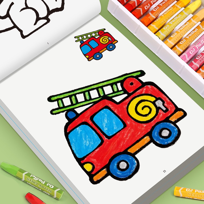 Children's Drawing Book, Conta - Food And Snacks Coloring Book Bold And Easy recension och pris